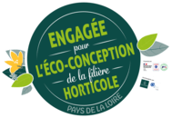 Logo Engagée ecoconception horticole PDLL