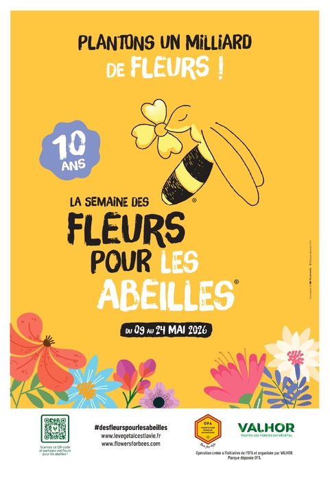 Affiche HD semaine pour les abeilles 2026
